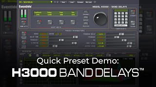H3000 Band Delays Plugin Presets Demo