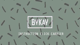 BYKAY Klokanka 4WAY CLICK CARRIER Instrukce pro nošení na břiše
