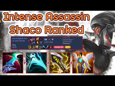 Assassin Shaco smurfing to Master [League of Legends] Full Gameplay - Infernal Shaco
