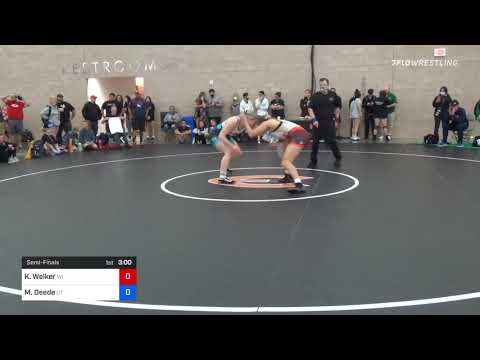 76 Kg Semifinal - Kylie Welker, WI Vs Marlynne Deede, UT
