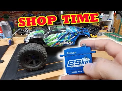 Traxxas E-Revo 2.0 Single Servo Conversion