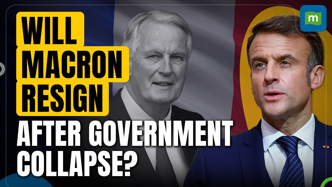 Left Demands Macron's Resignation After Government Falls, Right Leader Remains Silent On Call | N18G