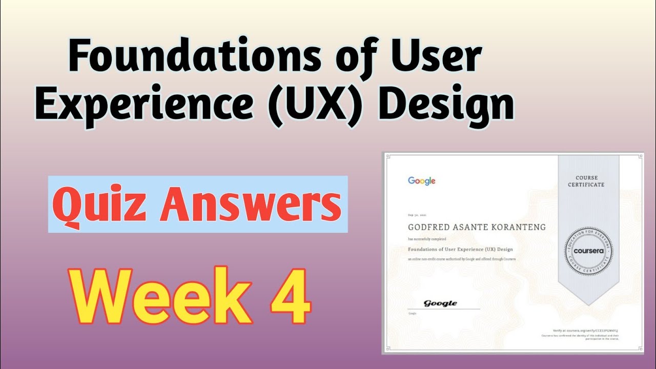 Foundations of User Experience UX Design Week 4 Coursera