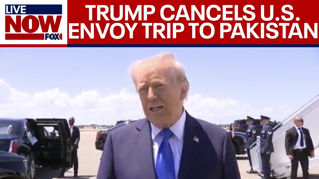 WATCH: Trump says he canceled Witkoff and Kushner’s trip to Pakistan for Iran talks