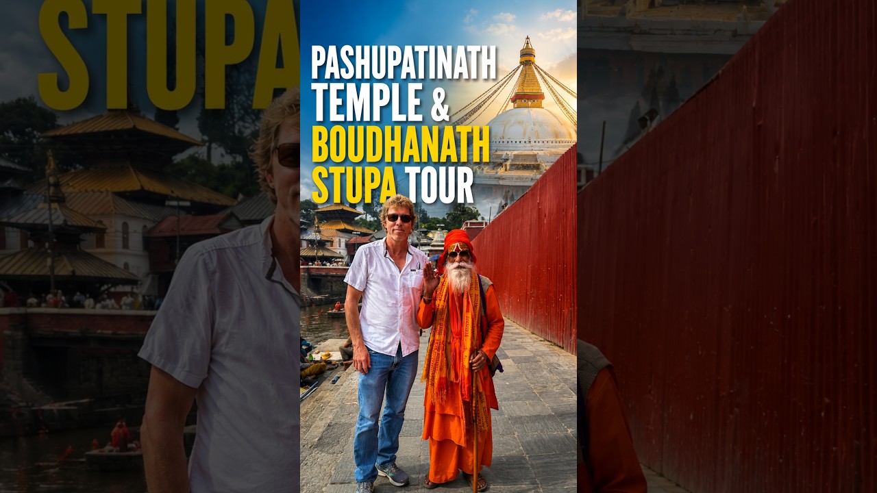 Pashupatinath and Boudhanath tour walkthrough video