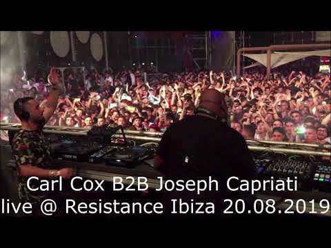 Carl Cox B2B Joseph Capriati live @ Resistance Ibiza 2019