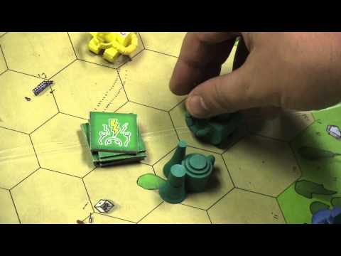 Tom Vasel Dice Tower preview for Twin Tin Bots Kickstarter