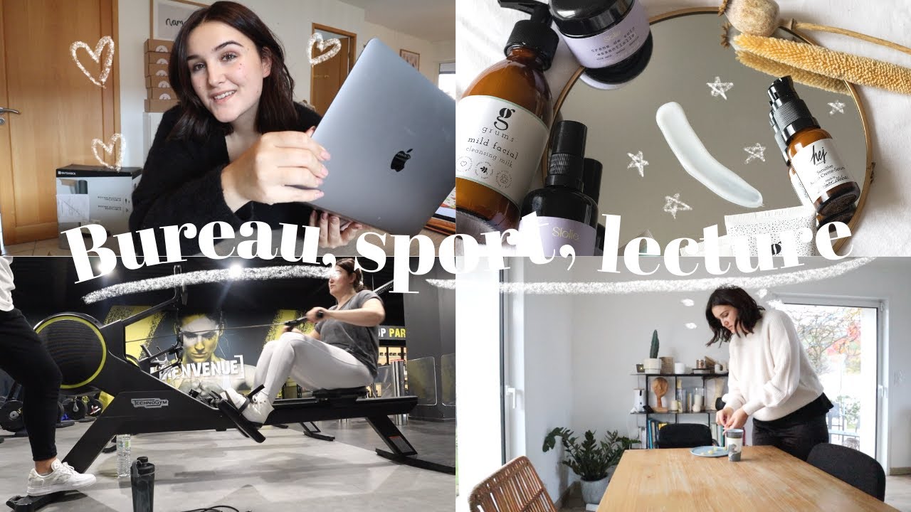 Bureau, sport, lecture..⎢VLOG