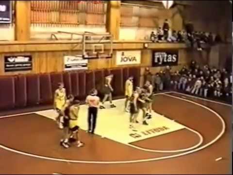 LKL. Plungės Olimpas -  Kauno Atletas  1995 m.