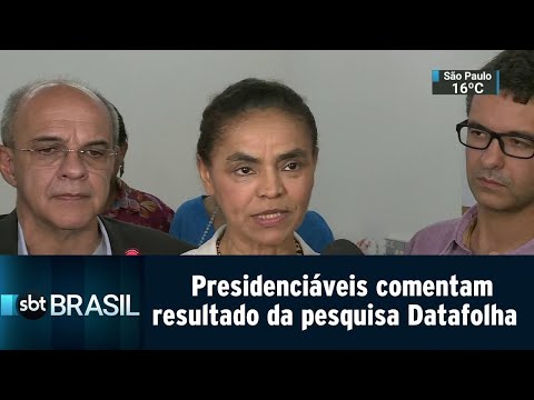 Candidatos à Presidência comentam resultado da pesquisa Datafolha | SBT Brasil (11/09/18)