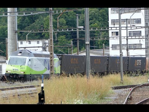 BLS Re 465 001 "10 Jahre Lötschberg-Basistunnel" [10.8.17]