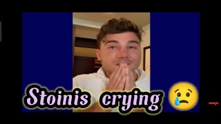 Marcois stoinis cried 😭😭😭 after losing KKR in ipl 2021