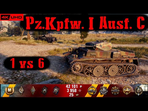 World of Tanks Pz.Kpfw. I Ausf. C Replay - 10 Kills 1.3K DMG(Patch 1.7.0)