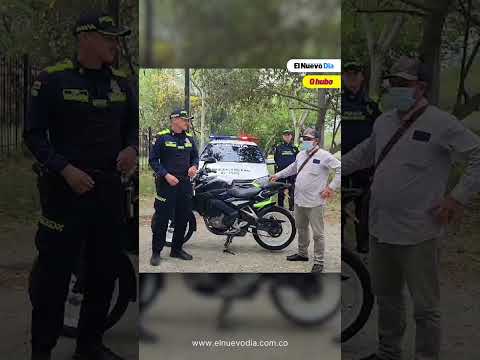 #Tolima 🚨Policía recupera motocicleta robada en Fresno. 🛵👮‍♂️