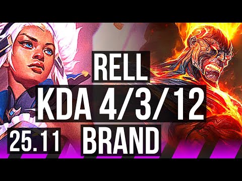 RELL & Ziggs vs BRAND & Singed (SUP) | EUW Diamond | 25.11