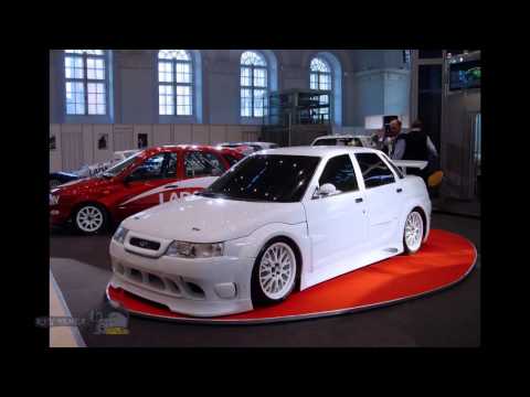 Lada 2110 cars tuning their hands Russia