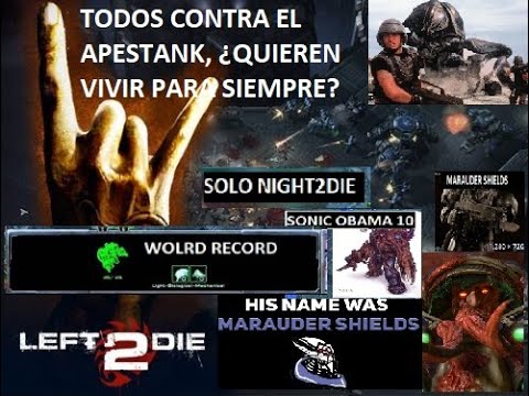 StarCraft II - Left 2 Die Arcade SOLO - Night 2 Die (Endless Mode) - *NEW* WORLD RECORD - WAVE 22
