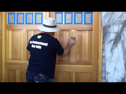 How to paint a varnished door