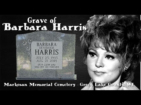 Grave of actress BARBARA HARRIS