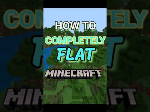 How To Flat Your Minecraft World in 10 seconds !! #shorts