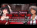 Demon Queens Want To Make You Their Wife Dominant Medieval Lesbian ASMR Roleplay FF4F