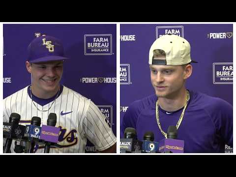 LSU Baseball Interviews: Mason Braun & Gavin Guidry