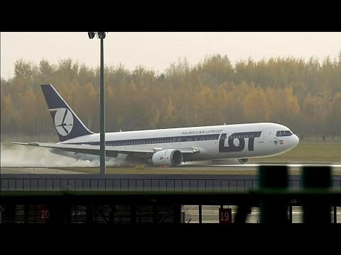 SAMOLYOT G'ILDIRAKLARSIZ QO'NA OLADIMI? shassi emergency landing shassis шасси