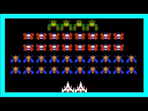Galaga (Famicom, 1985) — 1P 51-Stage Session · Loop 2 Incomplete — Old Video 🛸🌀🎮