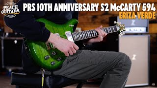 Video thumbnail for No Talking...Just Tones | PRS 10th Anniversary S2 McCarty 594 Eriza Verde by Peach Guitars