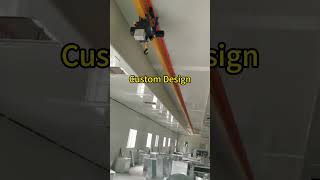 1 Ton  Electric Monorail Hoist on Ceiling Mounted Monorail Crane Commissioning