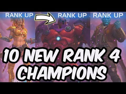 10 NEW 7 STAR RANK 4 CHAMPIONS ON THE MAIN - CYBER WEEKEND 2025 - Marvel Contest of Champions