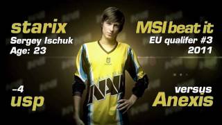 starix vs Anexis @ MSI BEAT IT EU qualifer 2011