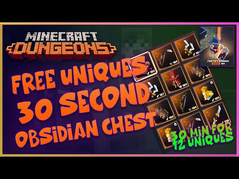 Soggy Cave Glitch = Free Uniques! 30 Second Obsidian Chest