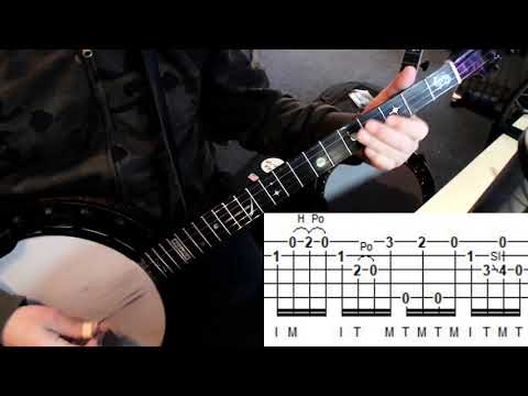 Bluegrass Banjo Licks - John Hickman Style C lick