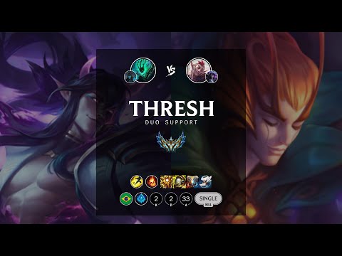 Thresh Support vs Rakan - BR Challenger Patch 12.18