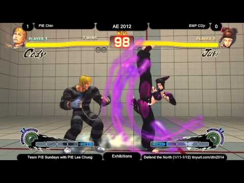 SSF4AE @ Team PIE Sundays: PIE Chin (Cody) vs EMP CDjr (Juri)
