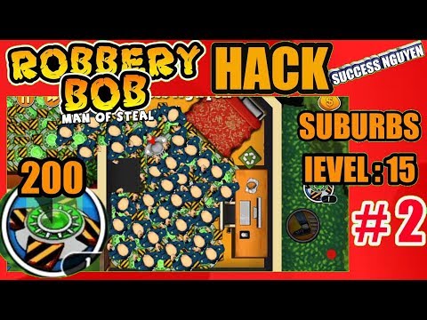 Robbery Bob HACK 200 TELEPORTATION MINE and 200 ROTTEN DONUT