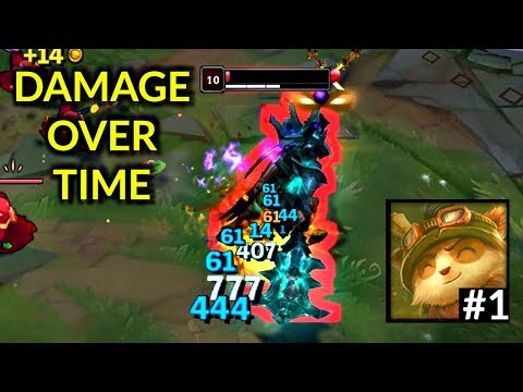 DAMAGE OVER TIME TEEMO - BEST TEEMO IN THE WORLD | League of Legends