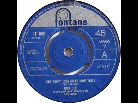 UK New Entry 1966 (87) Kiki Dee - Why Don't I Run Away From You?