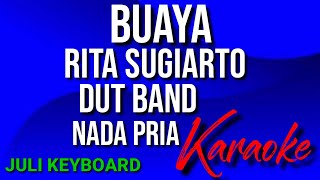 Download lagu BUAYA - Rita sugiarto | karaoke nada pria | lirik | dutband mp3