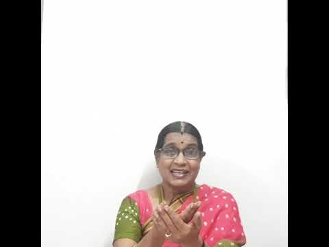Song lesson by Varalakshmi Anandkumar- Amba Kamakshi - Swarajathi ( Bhairavi) - Part 2