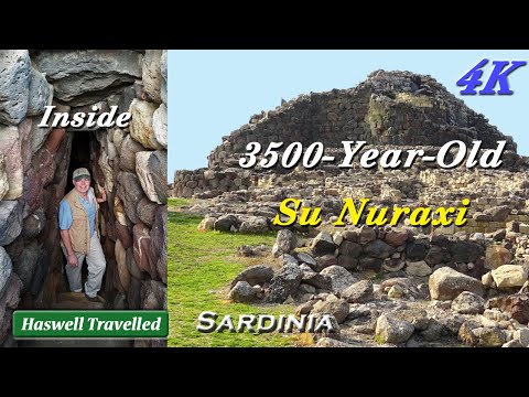 Nuraghe from Ancient Civilization - Su Nuraxi di Barumini, Sardinia, Italy 4K