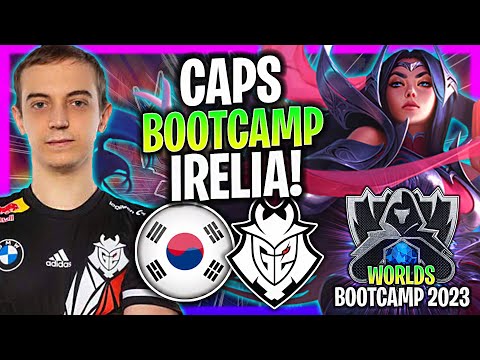 CAPS IS SO CLEAN WITH IRELIA IN KOREA SOLOQ! | G2 Caps Plays Irelia Mid Worlds Bootcamp 2023!