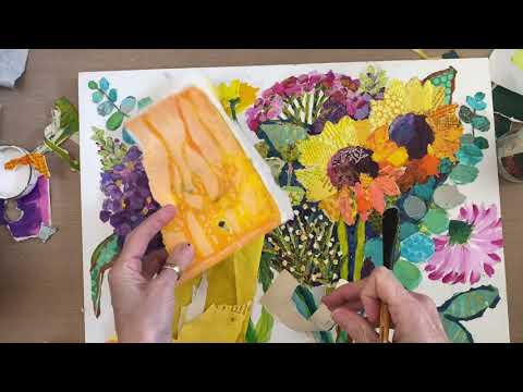 Floral Collage Application and Zoom–Tutorial Tidbits