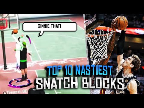 TOP 10 NASTIEST SNATCH BLOCKS in NBA 2K20