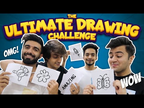 The Ultimate Drawing challenge ✍🏻🎨| Tanzeel Khan