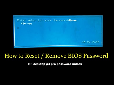 How to Clear Remove All BIOS Password Easy steps works