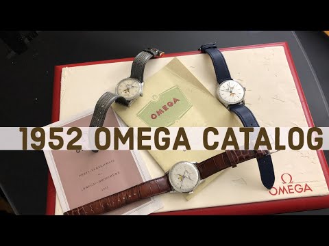 1952 OMEGA WATCH CATALOG - LET'S GO BACK IN TIME!!!