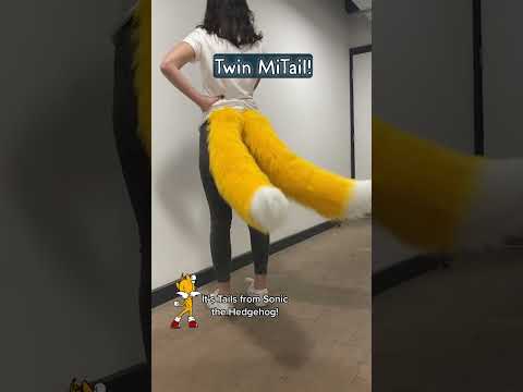 Do you know what's better than wearing a tail...? Wearing TWO! #sonic #tails #cosplay