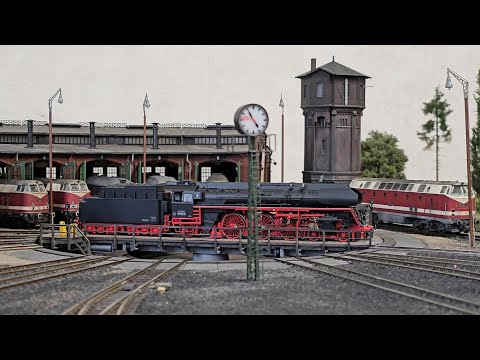 H0 Neustadt Anlage - Rangier- und Personenzugfahrten #1